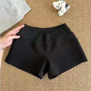 Shorts de Cintura Alta con Cordón Ajustable para Mujer, Pantalones Cortos Casuales de Verano, Holgados, Cómodos, Deportivos, para Playa, Vacaciones, Ropa Deportiva, Impermeables - Product Image 1