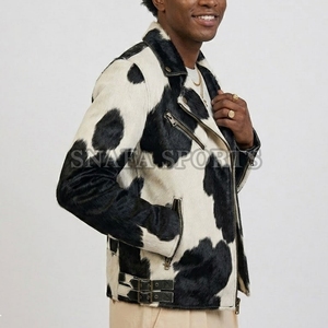 Winter Season Wear <b>Men</b> Cowhide Leather <b>Jacket</b> Factory Direct Sale OEM Manufactured Wholesale Genuine Wear <b>Jacket</b> - Product Image 5