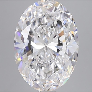 Diamant non monté certifié IGI 7.01 ovale VVS2, diamant cultivé neuf - Product Image 1