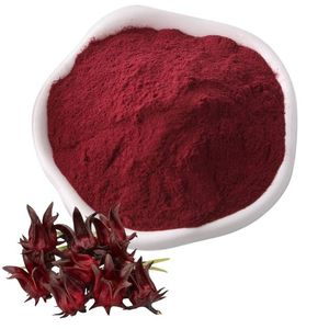 Poudre d'hibiscus de qualité supérieure OEM ODM pour la croissance des cheveux et l'éclat de la peau, 100% pure, poudre de fleurs d'hibiscus séchées, sans produits chimiques, poudre à base de plantes - Product Image 2
