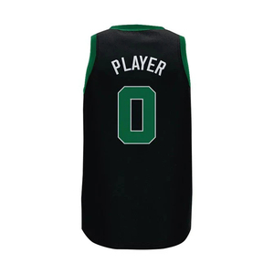 Maillot de basketball 2026 : Nouveau design respirant en polyester noir et rouge, personnalisable, pour hommes, service OEM - Product Image 2
