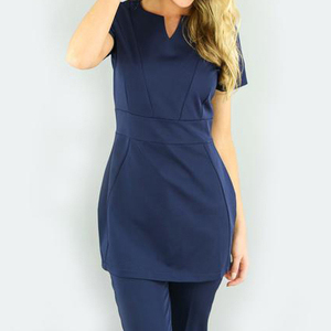 Nouvelles Tunicas de Salon en Polyester Spandex Extensible pour Uniformes de SPA - Product Image 2