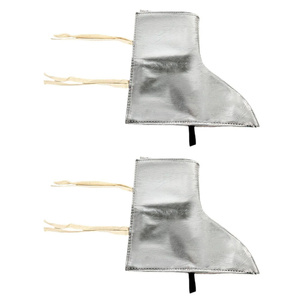 Couvre-chaussures de soudage industriels haut de gamme en aluminium léger et feuille de para-aramide, à lacets - Product Image 4
