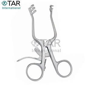 Retractores Weitlaner de Alta Calidad, Instrumentos Médicos Quirúrgicos Veterinarios Beckman, Retractor Autoestático de Acero Inoxidable - Product Image 4