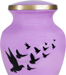 Urnes funéraires américaines à motif d'oiseau pour cendres d'adultes, pour hommes et femmes, avec capacité personnalisable - Product Image 3
