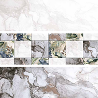 Carreaux muraux en céramique effet marbre blanc brillant minimaliste 300x600 – Design élégant pour bureaux et salles de bain – Décoration commerciale sophistiquée