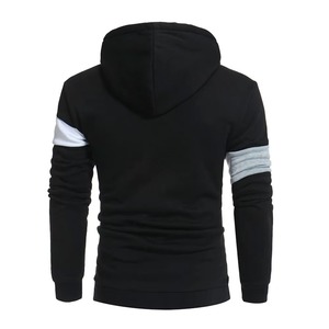 Sweat à capuche pour homme avec empiècements contrastés OEM/ODM |   Polaire patchwork |   Multicolore |   Vente en gros - Product Image 5