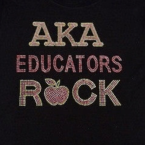 T-shirt Noir Femme AKA Educator Bling avec Strass et Motif, Manches Courtes, Décontracté, en Coton, Style Enseignante, Mode Scintillante - Product Image 6