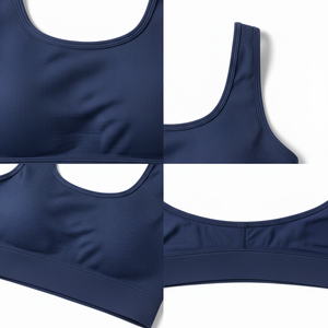 Sujetador Deportivo Personalizado con Logotipo Frontal para Mujer - Alta Calidad, Soporte Medio, Spandex/Poliéster, Ropa Ecológica para Fitness y Yoga - Product Image 2