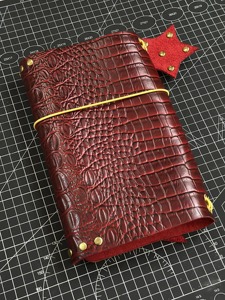Personalized Genuine <b>Leather</b> Hardcover Journal with Sewing Binding <b>A4</b>/A5/A6 Refillable Traveler's Diary Handmade Gift Option - Product Image 5