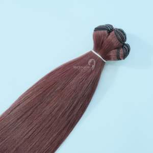 Cabello Remy Vietnamita de Doble Trama, 100 gramos/pieza, color rubio, trama 100% cabello humano, sin sintético, precio al por mayor, 24 pulgadas - Product Image 6