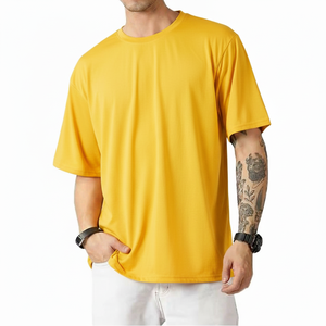 เสื้อยืดโอเวอร์ไซส์คุณภาพสูง ทรงดรอปโชว์เดอร์ พิมพ์ลายกราฟิกสไตล์วินเทจ ผ้าคอตตอน 100% น้ำหนักมาก สตรีทแวร์ รับสั่งทำเสื้อยืด - Product Image 1