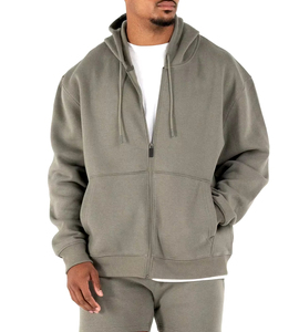 Sudaderas con Capucha de Felpa Francesa de Lujo Personalizadas de Invierno de Alta Calidad, Sudaderas con Capucha Extra Grandes Unisex de Algodón para Hombre - Product Image 2