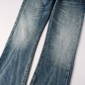Pantalones Vaqueros Azules Oscuros de Corte Holgado Personalizados para Hombre, Nueva Moda de Verano, Estilo Urbano, Vaqueros Personalizados para Hombre - Product Image 5