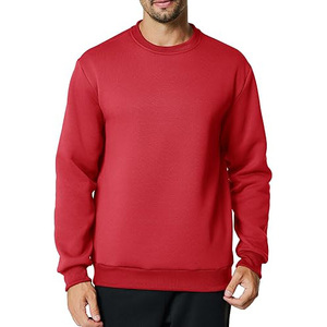 Men's 100% Cotton Pullover Sweatshirt Heavyweight with Soft <b>Fleece</b> Interior Great for Outdoor Winter Activities Digital Printing - Product Image 1