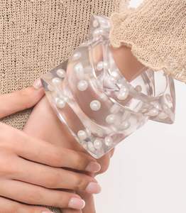 Fashionable Acrylic <b>Bangle</b> <b>Set</b> High Demanding Vintage Stylish Custom Size 100% Handmade Newly Top Seller Nickel-Free Lead-Free - Product Image 6