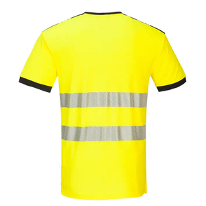 เสื้อยืดทำงานคุณภาพสูงสำหรับผู้ชาย เสื้อผ้าทำงานแบบสะท้อนแสงสำหรับงานก่อสร้าง เสื้อยืดทำงานนิรภัยมีแถบสะท้อนแสง - Product Image 4