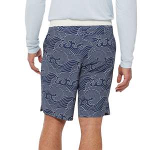 Shorts de Natación con Estampado de Olas Japonesas OEM ODM para Hombre, Transpirables, con Diseño de Logotipo Personalizado, Cómodos para Entrenamiento - Product Image 2
