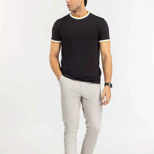 <b>Mens</b> slim fit casual t shirt <b>stretch</b> breathable fabric stylish comfortable everyday wear clothing for gym and daily outfit - Product Image 1