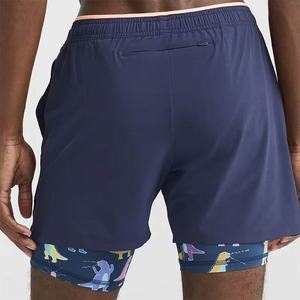Pantalones Cortos Deportivos 2 en 1 para Hombre, de Secado Rápido, Transpirables, para Natación, Entrenamiento, Gimnasio y Running, con Cordón Ajustable, Personalizados y de Alta Calidad - Product Image 2