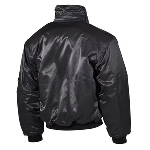 Wholesale Customize New Men's Stand Embroidery Reversible Windproof Zipper Closure Bomber <b>Jacket</b> Casual Sports - Product Image 2