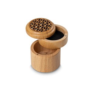 Carving <b>Stick</b> Hollow Beech Wood Hand-<b>made</b> Eco-Friendly Incense Burner & Holder All-Season - Product Image 3