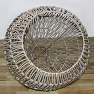 Pantalla de Mimbre Resistente para Lámpara Colgante, Forma de Gota, para Decoración de Iluminación Rústica Isleña - Product Image 4