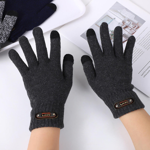 Winter <b>Warm</b> <b>Gloves</b> Women Men Touch Screen Thicken Knitted Guantes Mittens Outdoor Ride Warmer Windproof Hand <b>Glove</b> Gift - Product Image 4