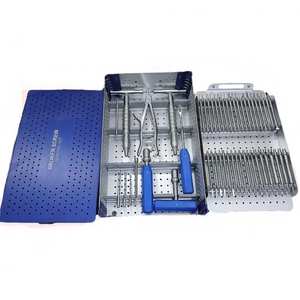 Kit d'instruments pour l'extraction des vis cassées, outils chirurgicaux orthopédiques pour la fixation osseuse et la réparation d'implants - Product Image 1