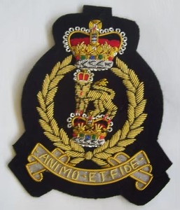 High Quality Custom Made Embroidered Bullion Badges Handmade on Fabric Uniforms Blazers New Style OEM Service Logo Decoration - Product Image 6