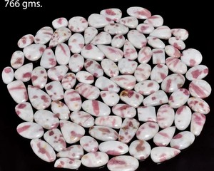 Lote de Cabujones de Calcita y Cobalto Natural, Gemas Sueltas Pulimentadas y Lisas, Formas Variadas, Piedras de Calcita Rosa Vibrante - Product Image 3