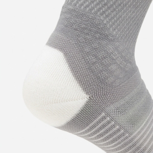 <b>Men's</b> Crew <b>Socks</b> Striped Gray Cotton Spandex Breathable Knitted Regular Fit Spring Daily Wear - Product Image 5