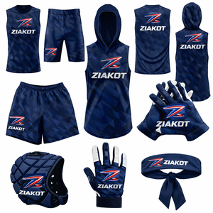 Conjunto de Uniforme de Fútbol Americano con Calcetines, Bandera Americana, Compresión 7on7 para Jóvenes y Hombres, Personalizado para Juego 7v7 - Product Image 4