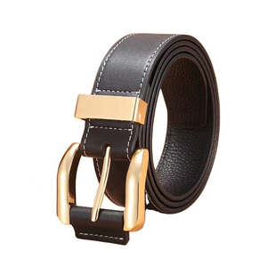 Ceinture en cuir classique, accessoire de mode élégant, ceinture en cuir réglable et lisse, ceinture décontractée - Product Image 4