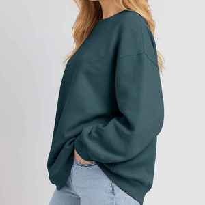 เสื้อสเวตเชิ้ตผู้หญิงแบรนด์แฟชั่นขายส่ง ผ้าฝ้าย สำหรับขาย รับทำโลโก้ เสื้อสเวตเชิ้ตแบบหนาสำหรับสุภาพสตรี - Product Image 5