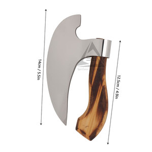 Produit phare : Hachette à pizza professionnelle de haute qualité à prix abordable avec manche en bois, idéale pour le bricolage - Product Image 4