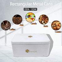 Nouvelle conception 2026 – Boîte en métal personnalisée de qualité alimentaire – Boîte à biscuits, emballage en métal pour biscuits au beurre
