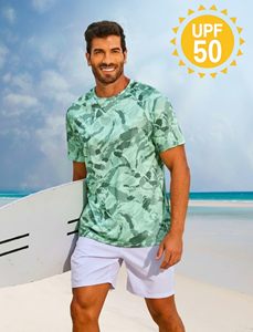 Camisetas de Natación de Manga Corta de Secado Rápido, Lisas, Holgadas, para Hombre, Camisetas Deportivas de Compresión para Entrenamiento - Product Image 4