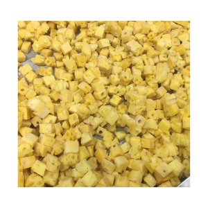 Dés d'ananas surgelés, ingrédient de fruits tropicaux pour desserts, smoothies, jus, export en vrac, approvisionnement Vietnam - Product Image 1
