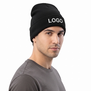 Custom Winter Knitted Beanie <b>Hat</b> Unisex Acrylic Warm Soft Breathable Windproof Ski Cap with Matching <b>Scarf</b> <b>Set</b> - Product Image 4