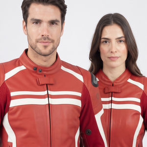 เสื้อแจ็คเก็ตหนังสำหรับขี่มอเตอร์ไซค์ Moto Biker สำหรับทุกเพศ ทำจากหนังวัวแท้ เสื้อแจ็คเก็ตขี่มอเตอร์ไซค์สำหรับผู้ชาย เสื้อแจ็คเก็ตหนังสำหรับขี่มอเตอร์ไซค์ - Product Image 4