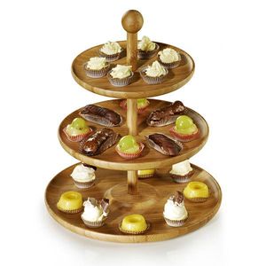 Modern Two Layer Cake Stand with Durable Metal <b>Frame</b> for Serving Desserts and Snacks - Product Image 1