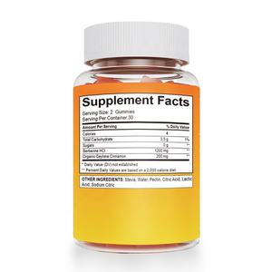 Meelefu OEM/ODM berberine อาหารเสริม gummies with ceylon Cinnamon Candy, ขมิ้น, แมกนีเซียม, โครเมียมสำหรับพลังงานและสุขภาพ - Product Image 5