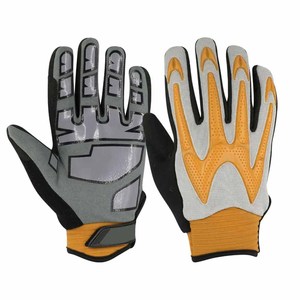 ถุงมือช่างทนทานต่อแรงกระแทก  หนังสังเคราะห์ด้านหลัง  โฟมลามิเนตสี่ทิศทาง  ข้อมือทำจากนีโอพรีน  รับทำโลโก้ตามสั่ง - Product Image 6