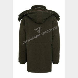 Chaqueta Clásica para Hombre, Ropa de Caza Hecha a Medida, Verde, 100% Forro Polar, con Múltiples Bolsillos - Product Image 2