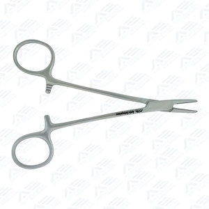 Porte-aiguille marron en acier inoxydable de haute qualité, lisse et droit, instruments chirurgicaux - Product Image 3