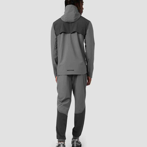 Ensemble survêtement coupe-vent unisexe grande taille pour homme, avec fermeture éclair ornée de strass, imperméable, respirant, léger, pour le sport d'hiver - Product Image 4