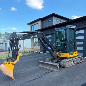รถขุดขนาดเล็ก John Deere รุ่น Micro Digger จัดส่งด่วน เครื่องยนต์ ปั๊มมอเตอร์ รถขุดมือสอง - Product Image 5