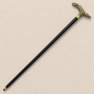 Bastón de Madera Artesanal con Mango de Cocodrilo, Elegante Bastón de Caballero, Bastón Vintage con Cabeza de Cocodrilo, Bastón de Madera Dura - Product Image 2