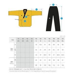 Uniforme de Competición de Taekwondo WTF Poomsae, 100% Algodón, Unisex para Adultos, con Logotipo Frontal - Product Image 5